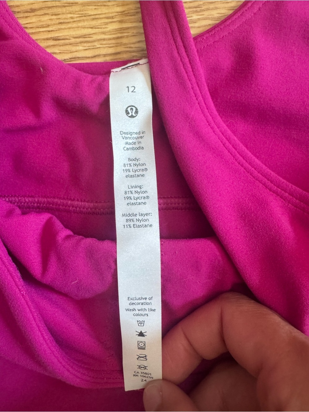 Lululemon Align Tank - Ripened Raspberry - 12 - Picture 4 of 5